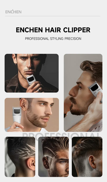 ENCHEN Hair Clipper Hair Trimmer Hair Cutting Machine Beard Shaver