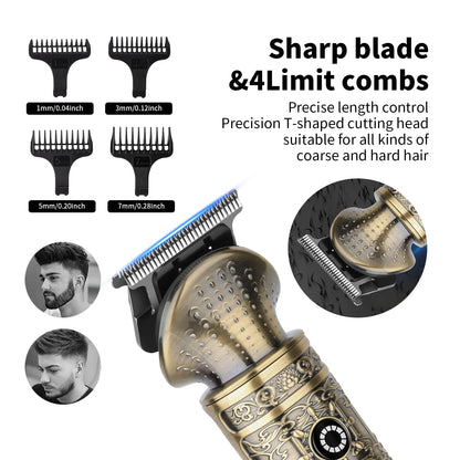 HIENA Beard Trimmer for Men Electric Razor Shaver