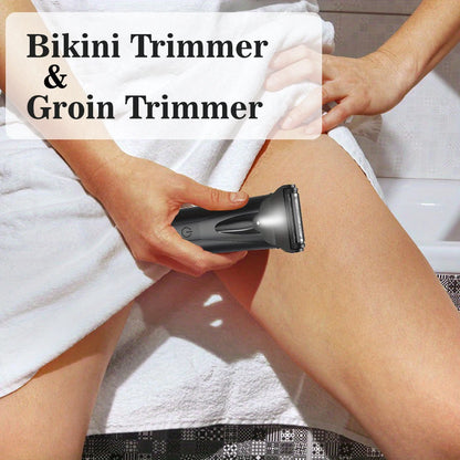 Men's 2-in-1 Body Hair Trimmer & Shaver Dual-Head Grooming
