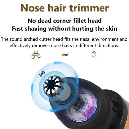 Kemei All In One Rechargeable Nose Trimmer Grooming