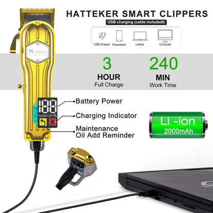 Surker  Gold Trimmer for Men Hair Clipper Razor  K7S