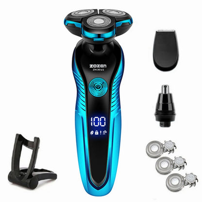 ZOZEN Electric Razor Electric Shaver Washable Rechargeable Clipper