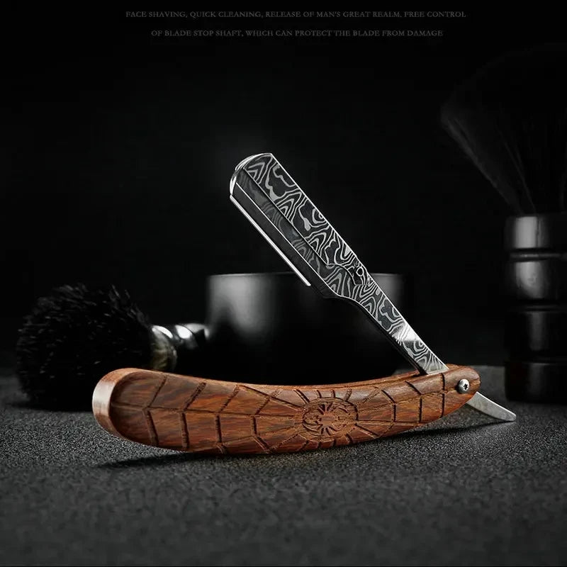 Wooden trimmer manual shaver professional straight edge
