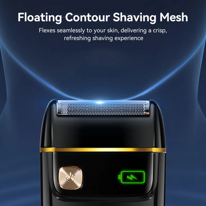 Solimpia Portable Mini Electric Shaver for Men Single-Head