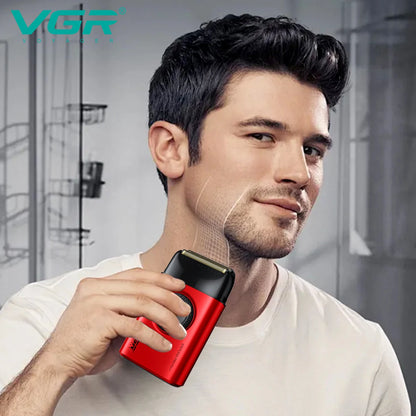 VGR Professional Beard Trimmer 9000 RPM Electric Razor V-378