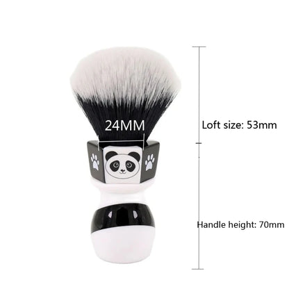 YAQI 24mm Panda Tuxedo Knot Men's Shaving Brush