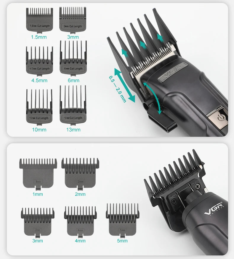 VGR V-694 3-in-1 Hair Trimming Set Professional High end Hair Clipper