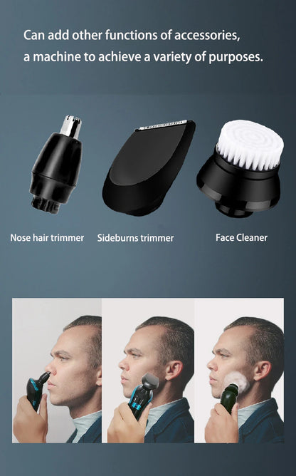 ZOZEN Electric Razor Electric Shaver Washable Rechargeable Clipper