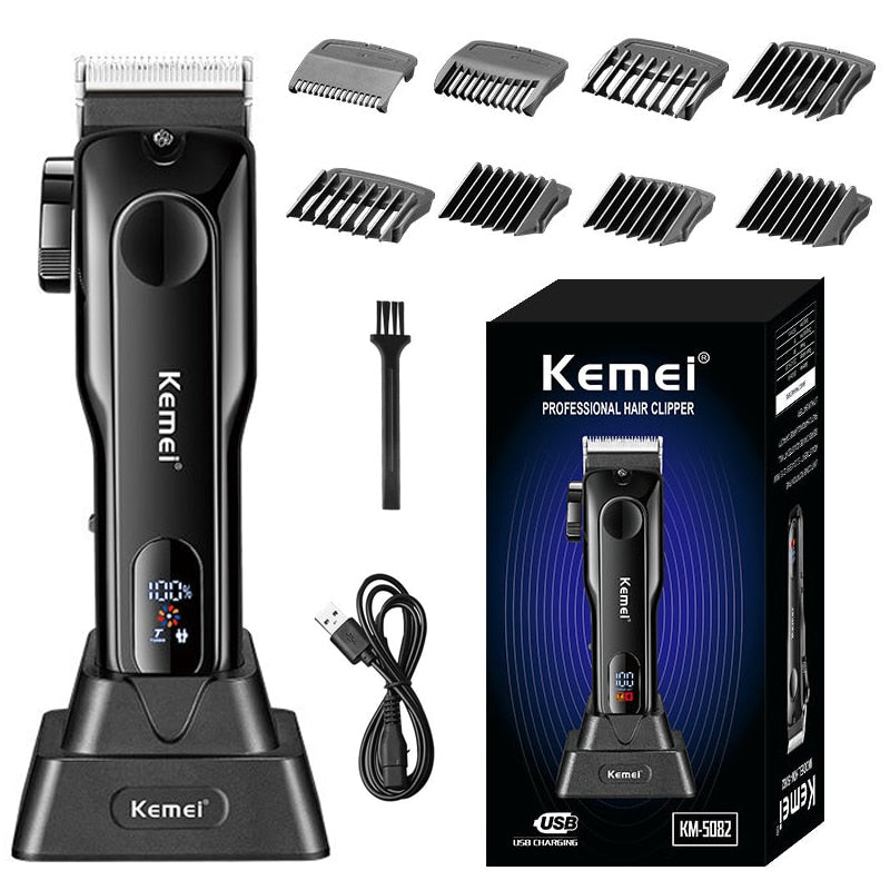 Original Kemei All Metal Hair Trimmer Men Barber Shop Hair Clipper