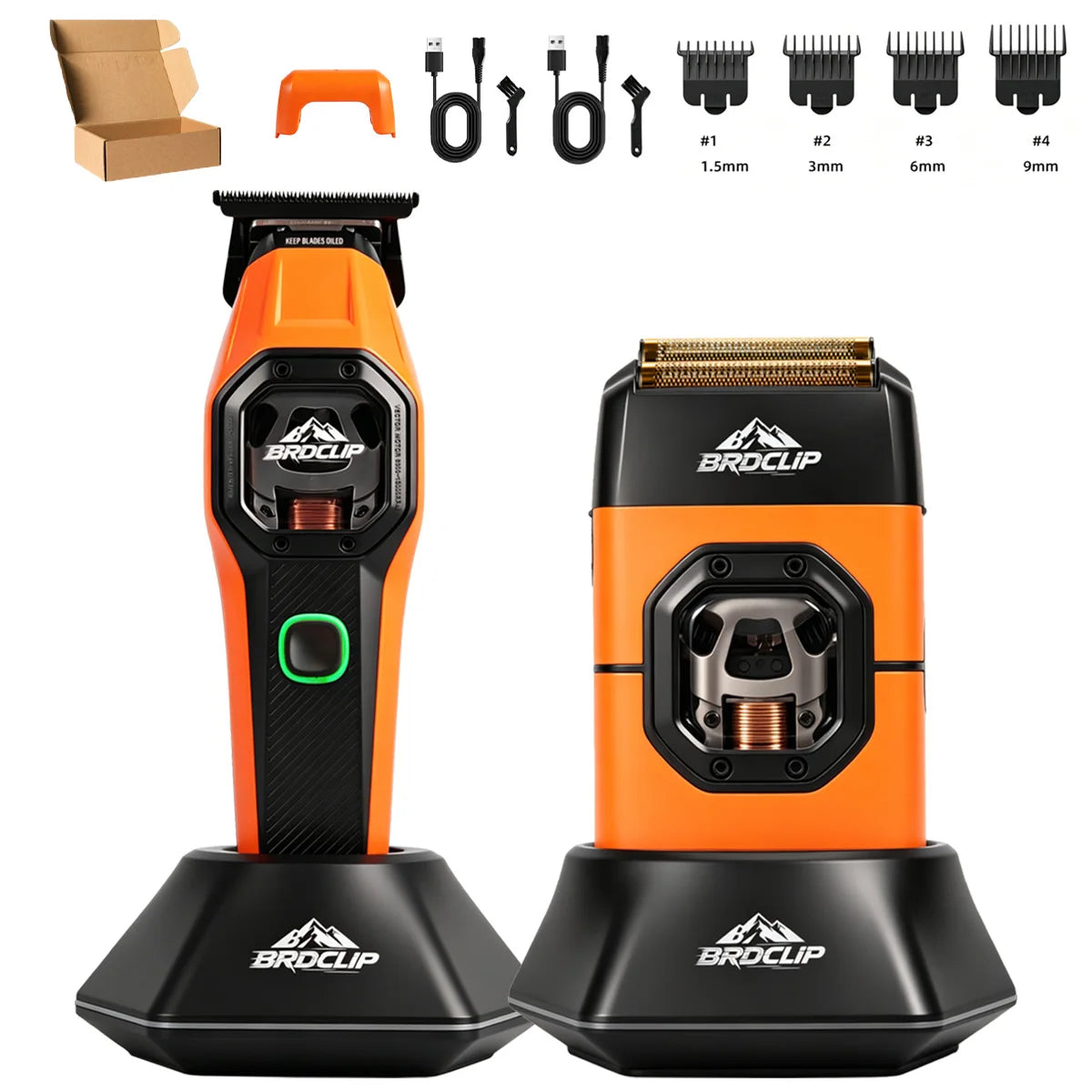 New Professional BRDCLIP Salon Barber Kit Hair Clipper