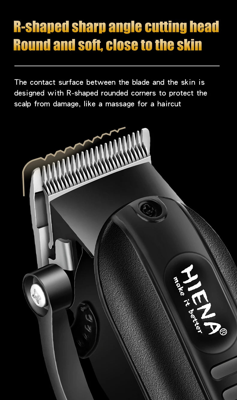 HIENA Hair Clippers 1200mah Powerful Battery Electric hair Trimmer