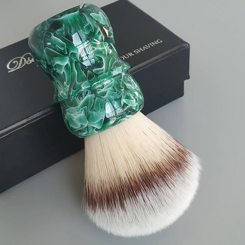 30mm Jade T4 synthetic hair shaving brush for man
