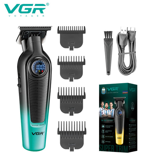 VGR Professional Barber Clippers Cordless Rechargeable V-996