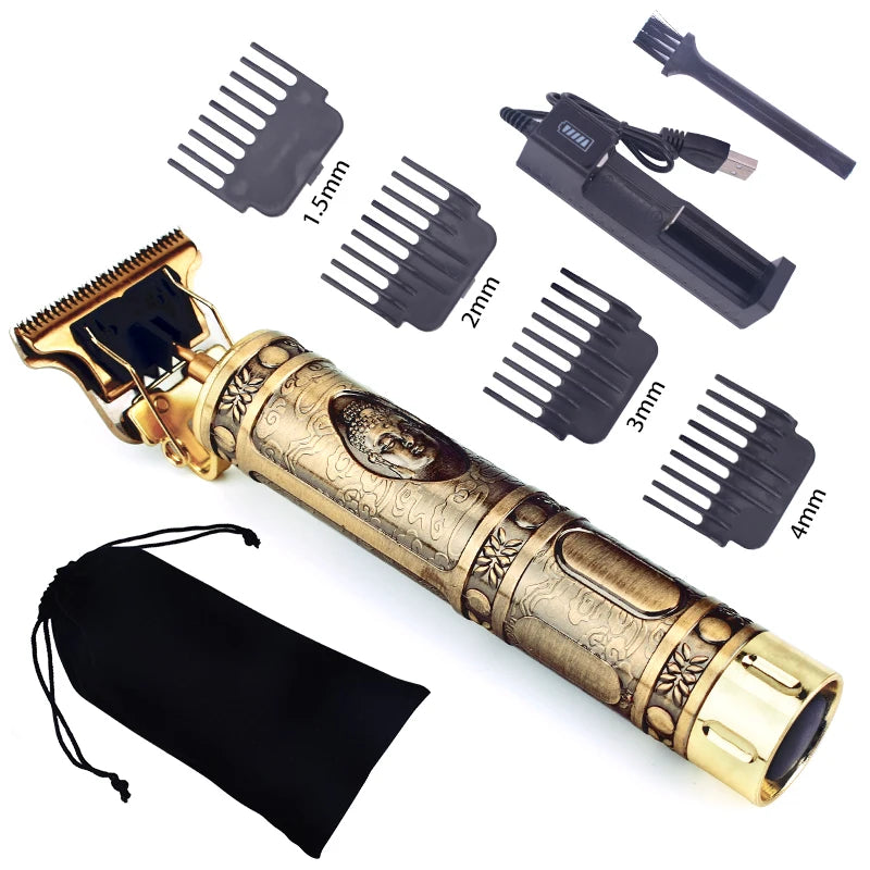 T9 Hair Clipper Professional Electric Hair Trimmer 0mm Baldheaded