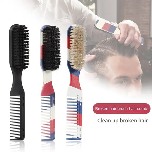 Double-sided Comb Printed Pattern Beard Moustache Comb