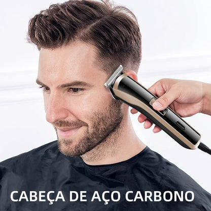 Kemei KM-418 Hair Clipper - Waterproof Rechargeable Hair Trimmer 60min 3W