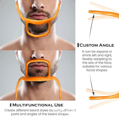 High Quality Practical Plastic Men's Beard Shaping Shaper