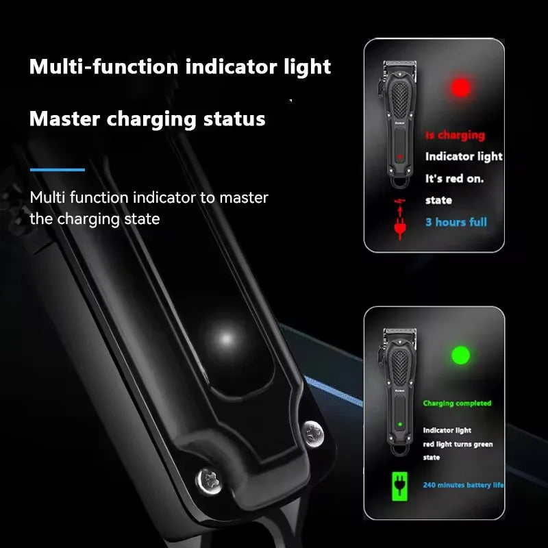 Kemei KM-1071 Electric Hair Clipper UBS Rechargeable Cordless