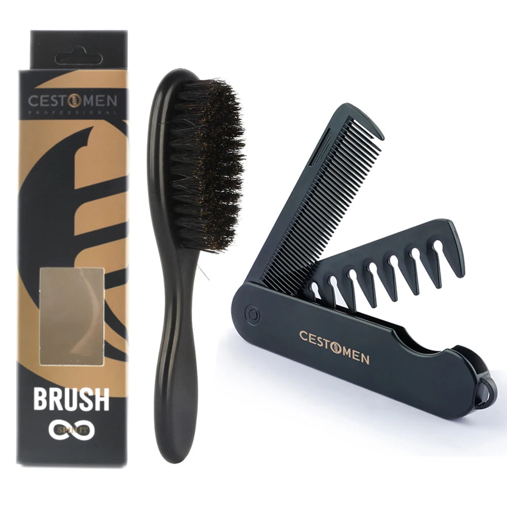 Cestomen Pro Bristle Hair Beard Shaving Brush For Men