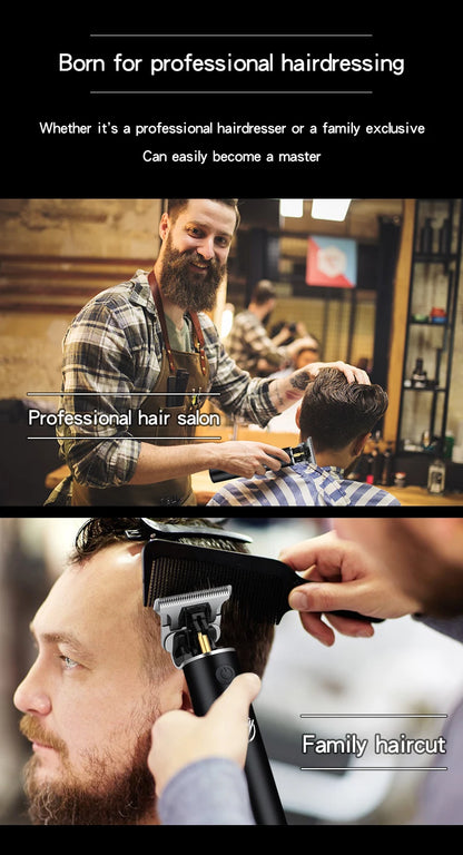 hiena Hair Clipper Barber Professional Cordless Trimmer HYN-212