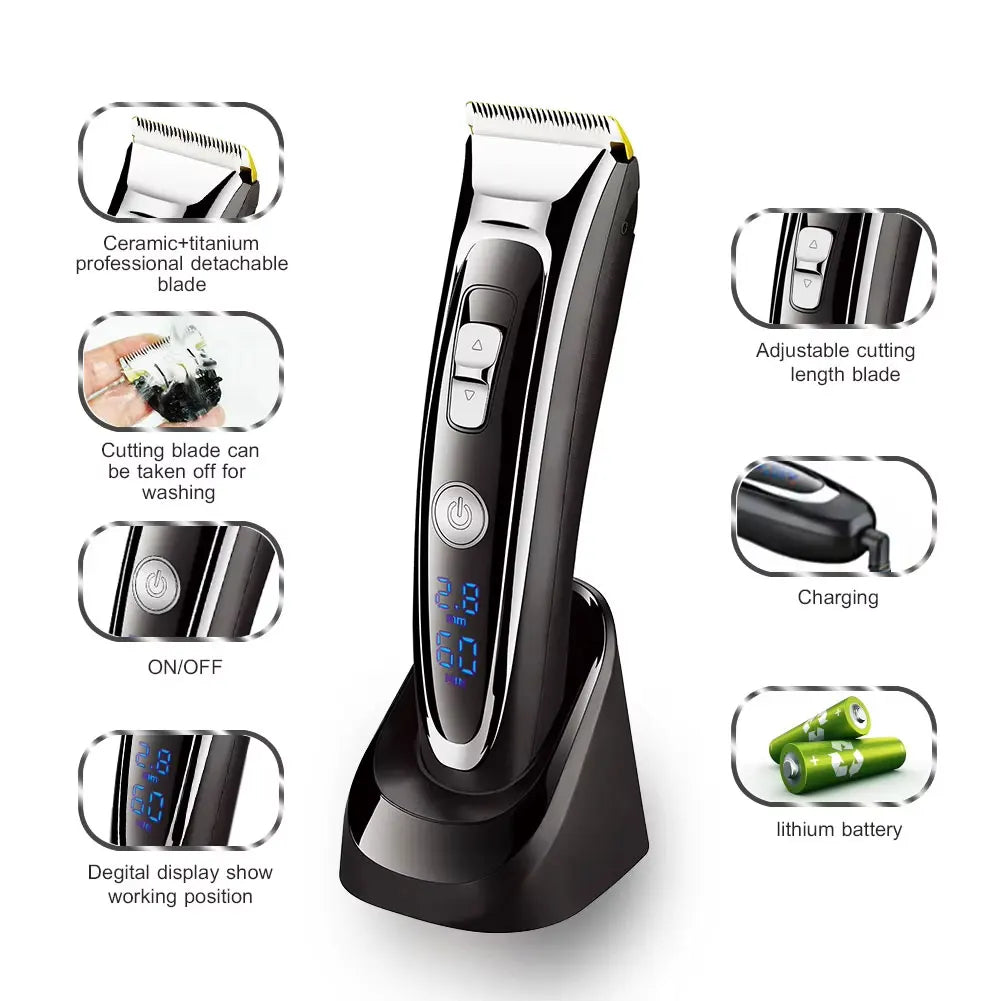 Surker Electric Hair Clipper Set Ceramic Blade Hair Trimmer