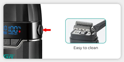 VGR New Shaver Gradient Color Body High end Hair Trimmer V-308