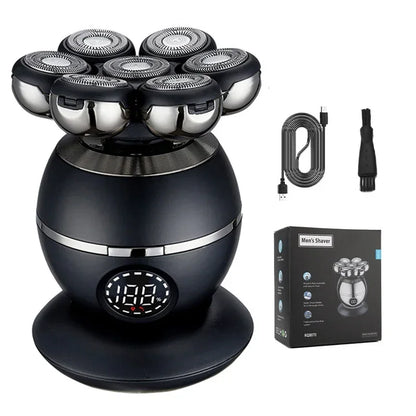 Electric Shaver 7D Floating Cutter Head Base Charging