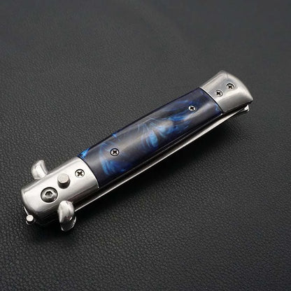 Stainless Steel Foldable Automatic butterfly Pocket Comb