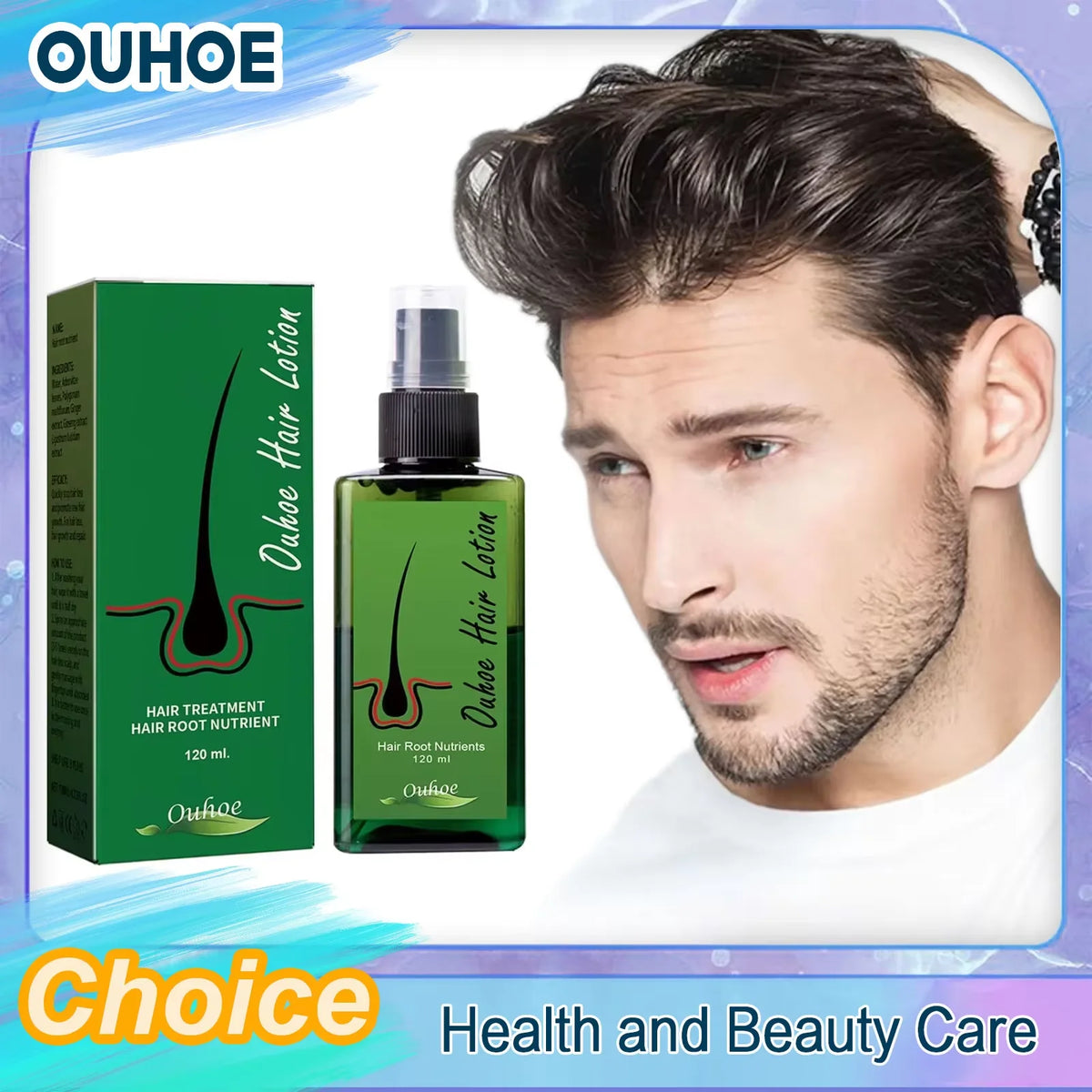 Hair Regrowth For Man Hair Growth Spray Anti Hair Loss