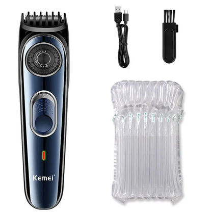 Kemei Cordless Adjustable 1-10mm Hair Trimmer For Men