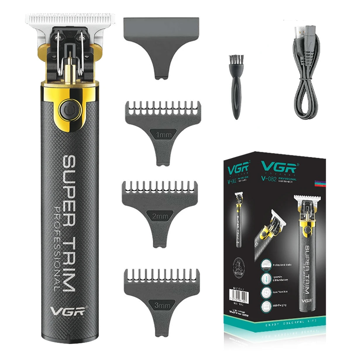 VGR Professional Hair Clipper T9 Hair Cutting Machine V-082