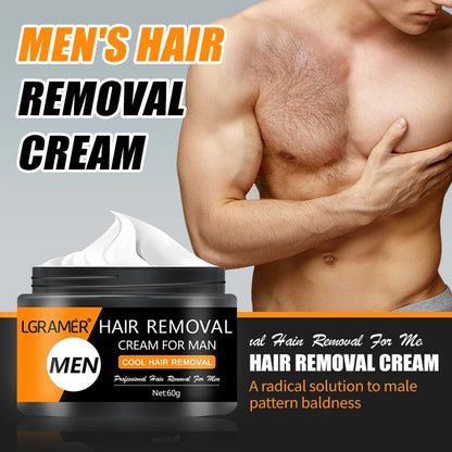 Painless Hair Removal Cream Permanent Hair Remover for Men's