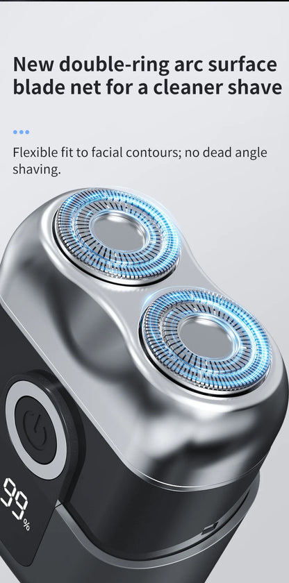 Mini electric shaver compact and fast charging