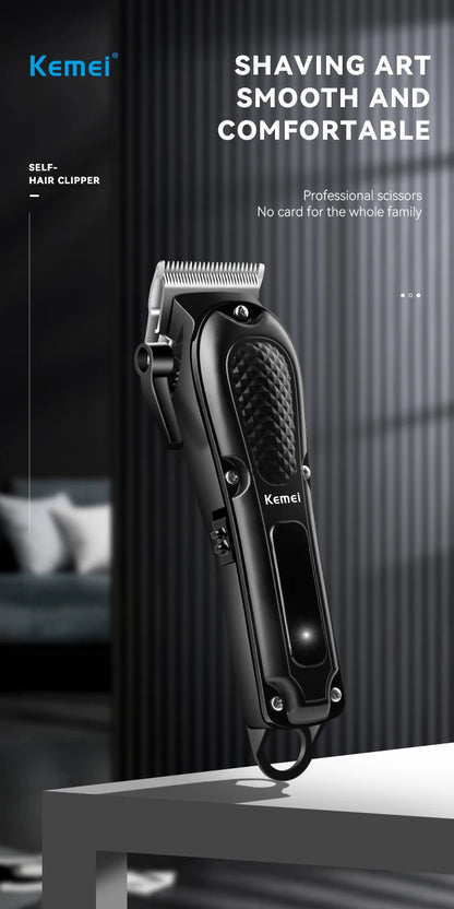 Kemei KM-1071 USB Charging Cordless Hair Salon Clipper