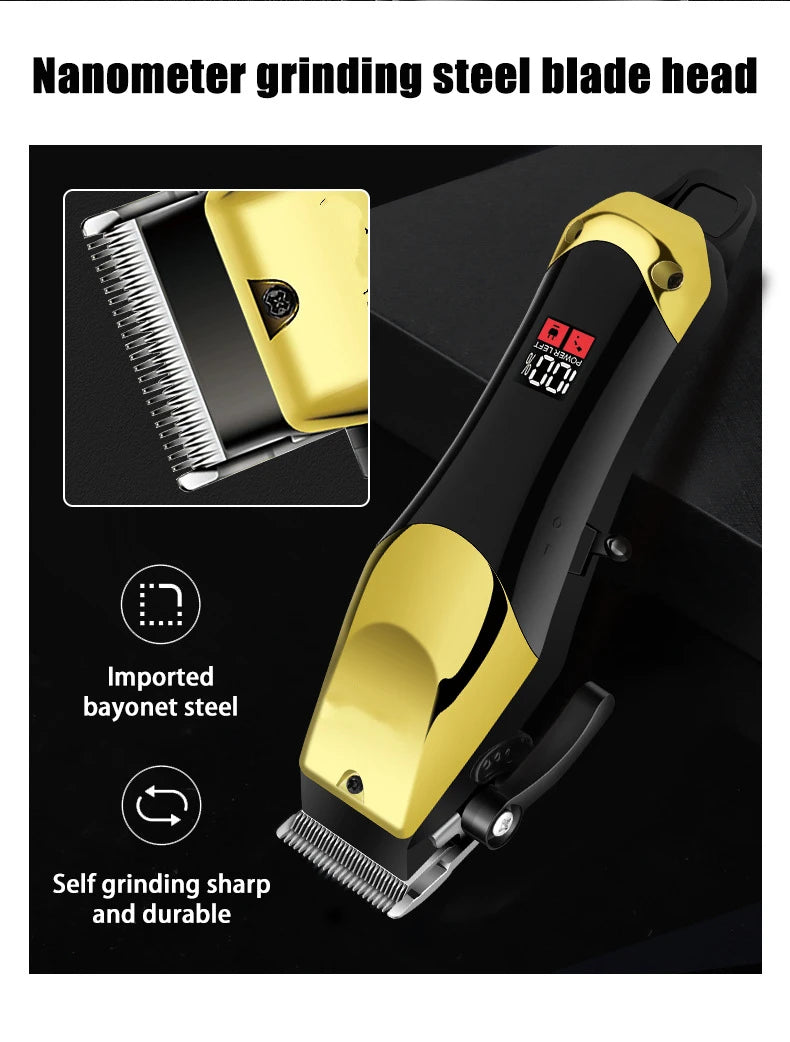 USB Rechargeable Hair Clippers for Men, Three-piece Set