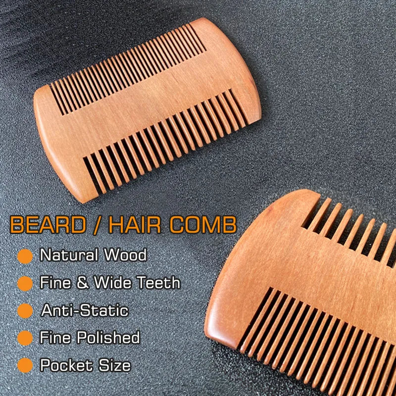 Men's beard grooming set beard brush bristle
