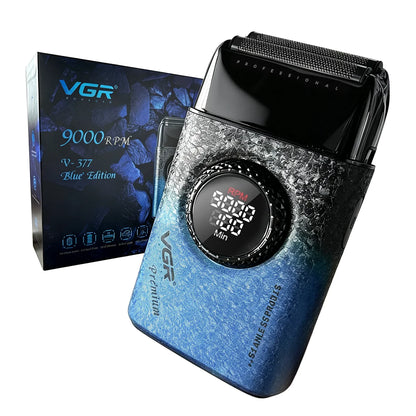 VGR Shaver Professional Beard Trimmer Portable Shaving Machine  V-377