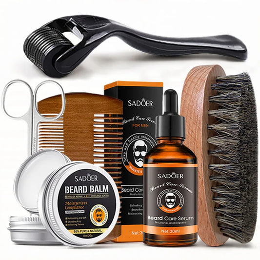 Men's beard care set beard oil beard balm moisturizing