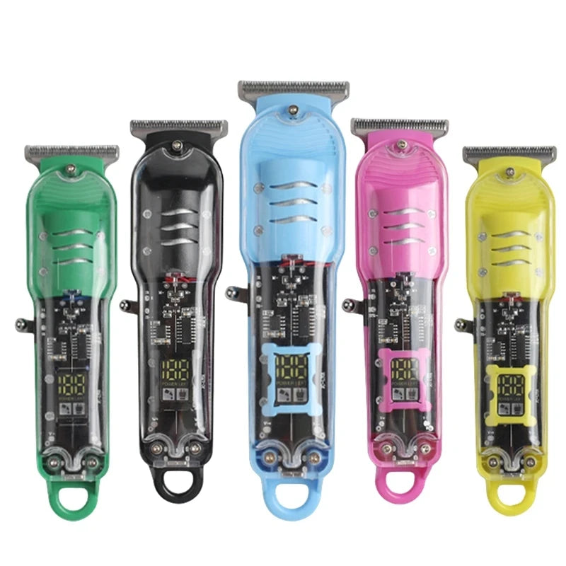 New Transparent Hair Clipper Power Display Hair Clipper
