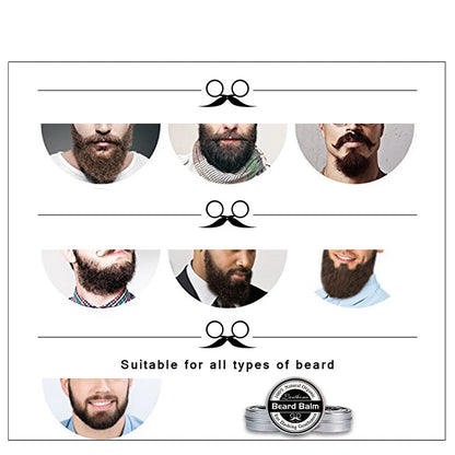 Natural Beard Balm Wax Beard Growth Balm for Men