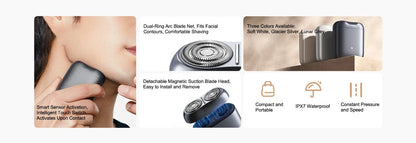 XIAOMI MIJIA S200 Electric Shaver For Men,IPX7 Shaver