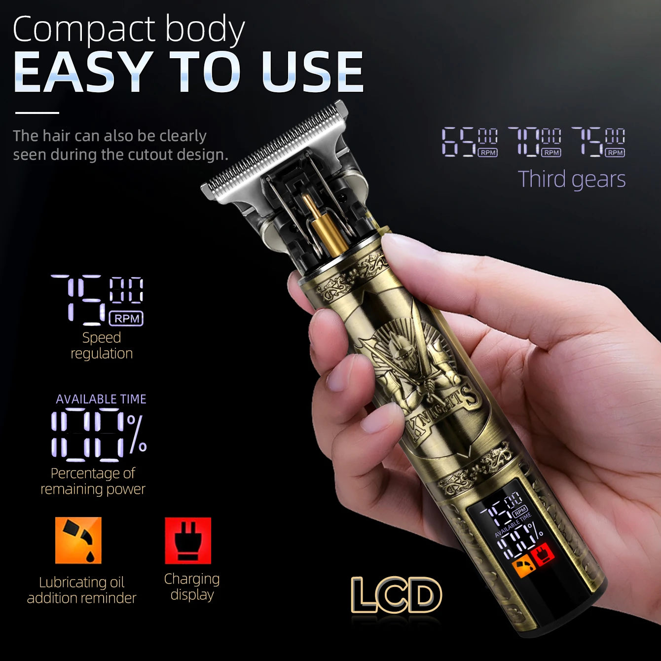 KIKIDO Professional Electric Trimmers or Adults Men Clipper