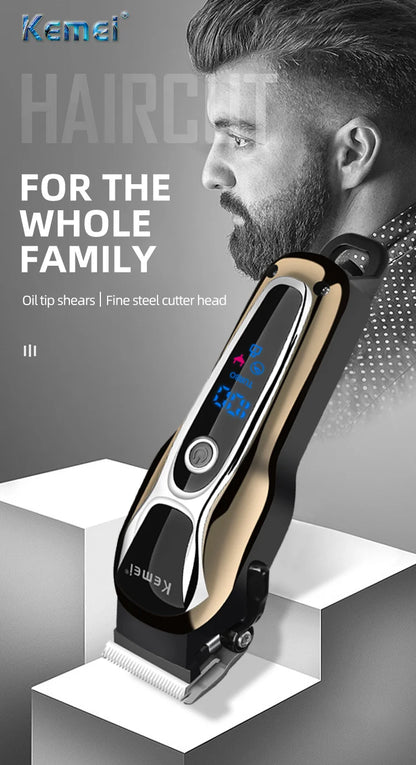 Kemei Professional Hair Clipper Rechargeable Trimmer KM-1990