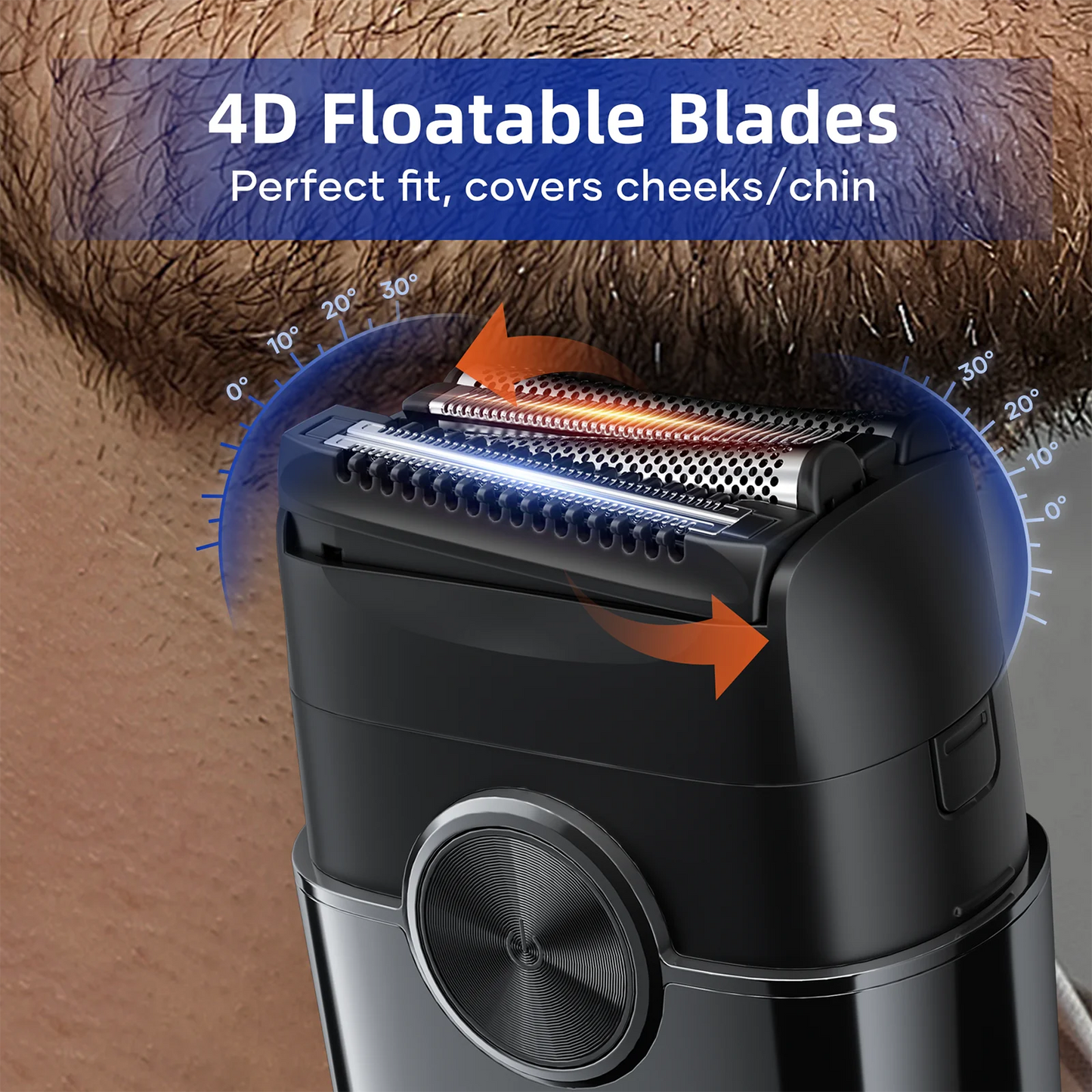 S26 Electric Shaver for Men 4D Floating Blades Foil Shaver
