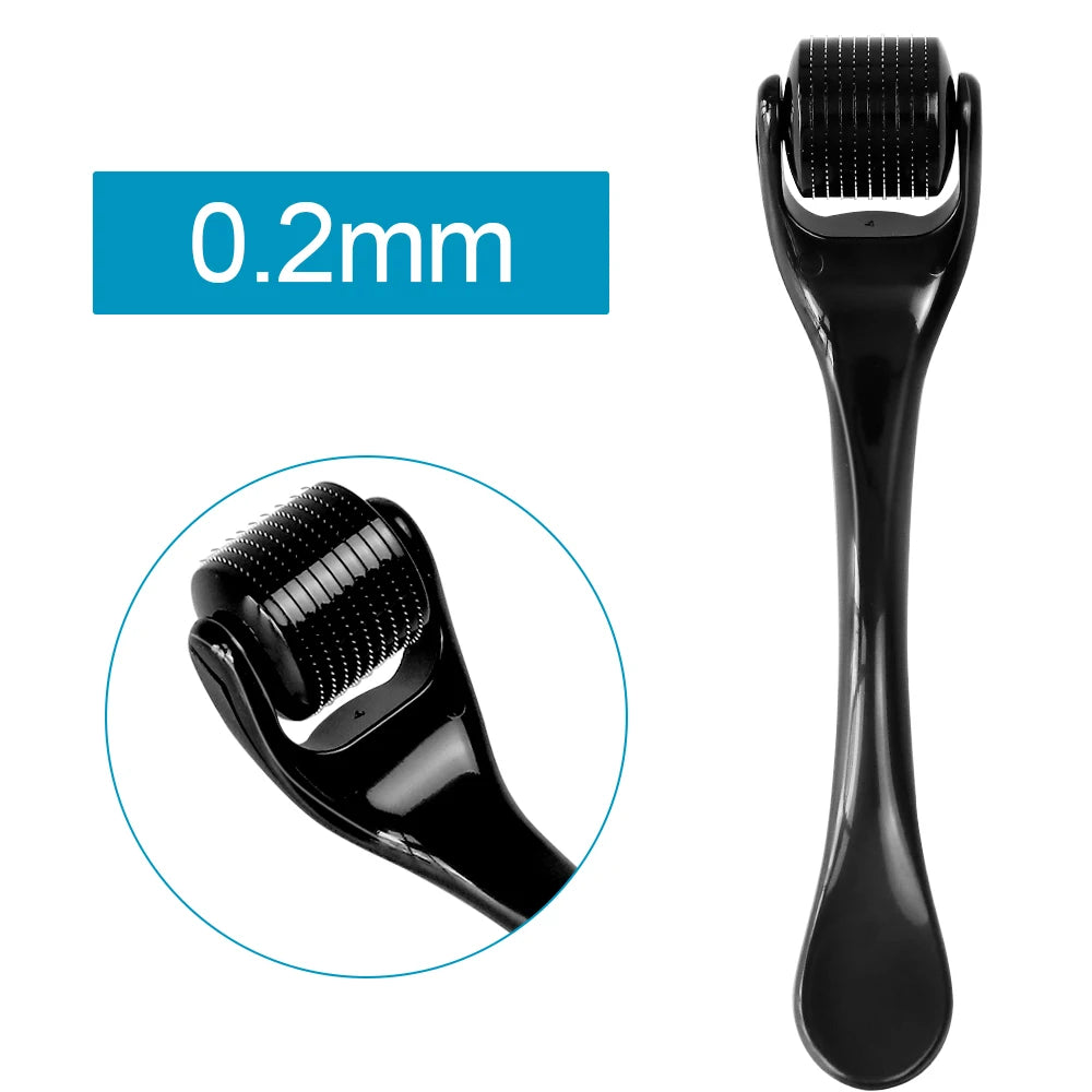 Professional Titanium Derma Roller for Facial Body Hair Growth