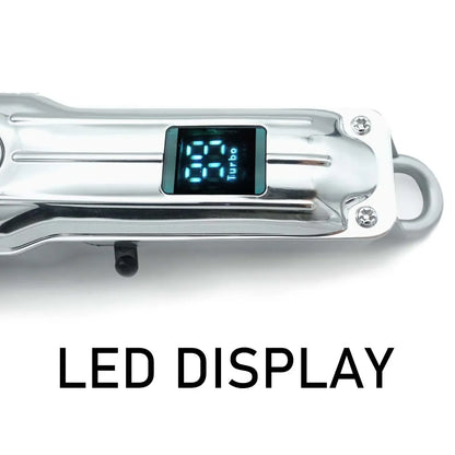 Professional Hair Clipper for Men 10W High Power LED Display