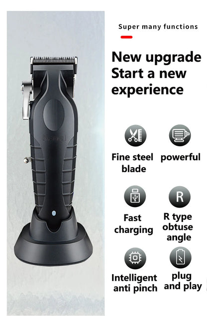 Kemei Professional Hair Clipper For Men Adjustable Hair Trimmer