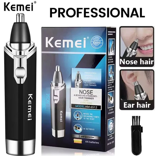 Kemei Nose Hair Trimmer Mens Beard Trimer  Hair Removal