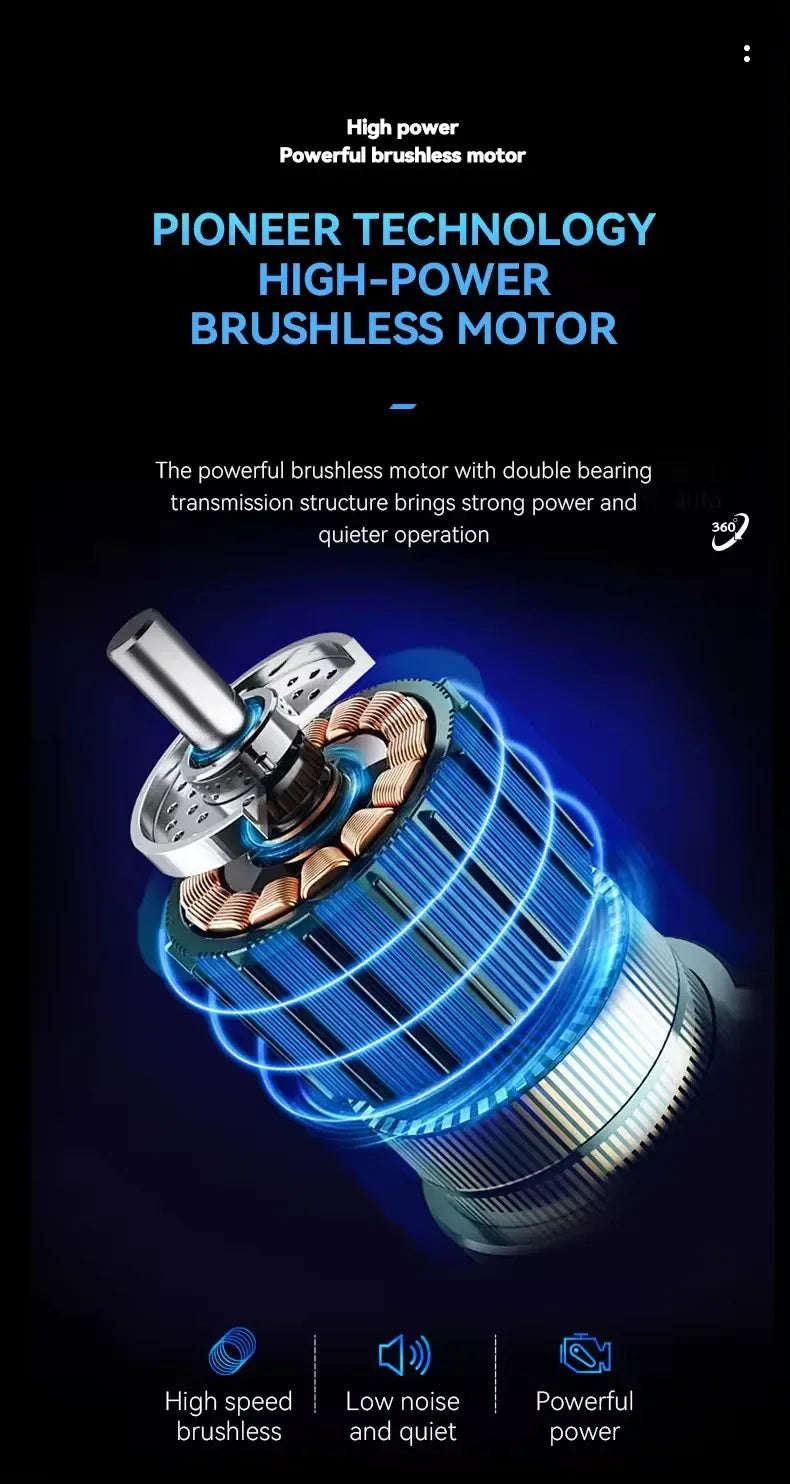 Kemei Hair Trimmer Professional Clippers Brushless Motor 9000 RPM