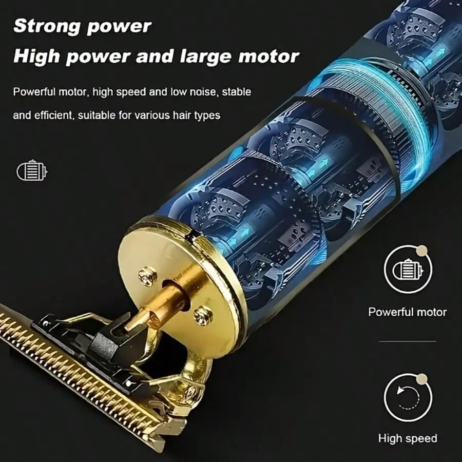 Ceramic Blade Men's Electric Hair Clipper Haircut & Trimming